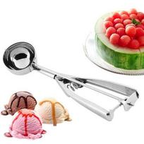 1pcs Stainless Steel Ice Cream Spoon Mash Potato Scoop Spherical Mould Kitchen Tool S