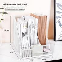 Office Supplies Multi-Layer Desktop File & Document Organizer, Metal A4 Paper & Book Stand