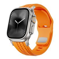 Luxury Silicone Band For Apple Watch Ultra 3 49mm Series 11 10 46mm Sports Bracelet For iWatch 9 8 7 6 SE 45mm 44mm Strap Correa 44mm(Series6 5 4 SE)
