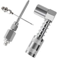 Lubrication Set Coupler Connector Angled Grease Needle Nozzles & Injectors Tool for Mechanical Use Efficient Lubrication 1