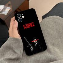 R-Scarfaces Tony Montana Phone Case Black Phone Case For IPhone 17/16/15/13/14 Pro Max/ 11Plus/X/Xr/Xs Max 13mini iphone15