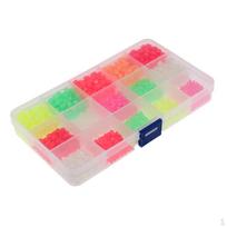 Assorted Soft BeadsTackle Box Set for Marine Rig Making-Multi-color