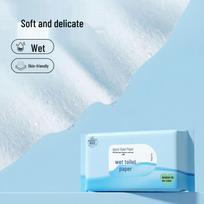 Wet Toilet Paper Wipes for Home Cleaning and Personal Hygiene