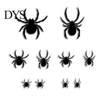 Removable Wall Decal Halloween LED Stickers, Glow-in-the-Dark Bat & Spider Decorations, Battery-Powered Hanging Ornaments Battery Powered Night Light B