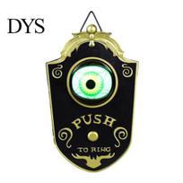 Festive Doorbell Accessory Halloween One Eyed Decor, Electric Sound & Light Eyeball Bell for Welcome Sign Bar Haunted House, Spooky Prank Prop Party, juoda
