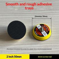 Polishing Sanding Backing Pad Pneumatic Sander Disc Hook&Loop Thread for Wood Sanding Auto Body Polishing Jobs 2inch
