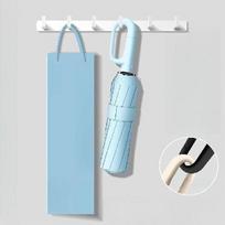 Open Close Umbrella for Unisex Sun Rain UV Protection Double Use Folding Umbrellas with Buckle Design Mini Rain Gear