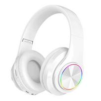 RGB Lighting Noise Cancelling Headphones HIFI Audio Over Ear Headphones  Home Entertainment balta
