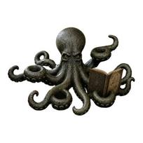 Ritual Ambient Light Holder Octopus Candle Holder, Durable Resin Halloween Sculpture, Dark Fantasy Cthulhu Themed Home Accents Style Candlestick A