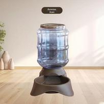 Zhiai Automatic Pet Water and Food Dispenser Large Capacity Fountain for Cats and Dogs White Feeder ruda