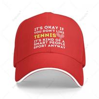 Multifunction Its Ok If You Dont Like Tennis Funny Tennis Player Coach Sandwich Baseball Cap Unisex Sports Caps Golf Hat Fishing One Size
