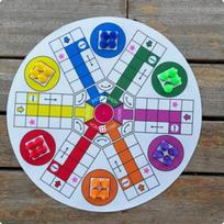 6 Player Ludo Board Skill Development Flying Chess Game for Adults, Party, Gatherings