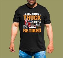 TRUCK DRIVER RETIRED T-SHIRT S