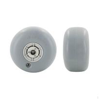 PU Beach Wheel 22 Mm Axle Head Cart Textured Outdoor Transport Part