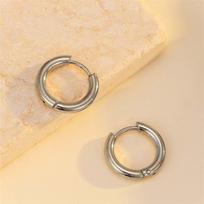 Stainless Steel Exquisit Waterdrop Zircon Pendant Earrings for Women Temperament Gold Color Hoop Earrings Banquet Jewelry Gifts
