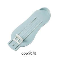Adjustable Children Foot Measuring Device Baby Shoe Size Gauge Tool with Sliding Scale for Accurate Foot Length Measurement at Home One Size mėlyna