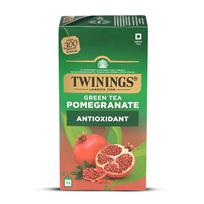 Twinings žalioji arbata su granatu, 25 arbatos maišeliai| 1 pakuotė| Puikiai subalansuotas ir gaivus skonis| Lengvas, vaisinis skonis| Mažai kalorijų| Rankomis skinti žali blue