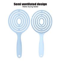 Soft Hair Detangling Brush Vented Design Round Hair Brush Straightening Hair Brush  For Women