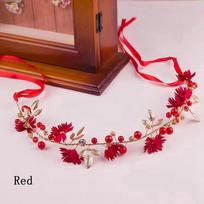 Girl Bride Floral Garland Crystal Crown Headband Flower Hairband Daisy Headwear balta