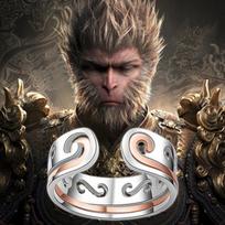 Black Myth Wukong Black Mythical Goku Game Opening Personalized Ring Two -in -one Can Be Removed From Men and Women Sun Wukong opening adjustable