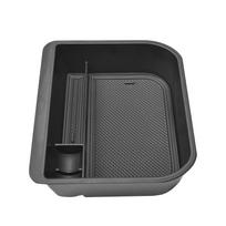 HGWEI Center Console Cool Box Organizer for Toyota Land Cruiser Prado 250 / Lexus GX550 2025 2025 Armrest Storage Box Car Tray juoda