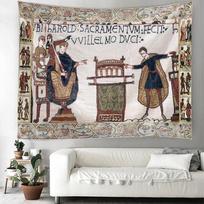 Baju sienos viduramžių gobelenas 75x100 juoda
