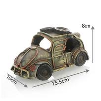 Aquarium Ornament Shaped Like Car Wreckage, Featuring Hiding Holes For Fish And Shrimp, Aquarium Decorations, And Aquascaping. A2