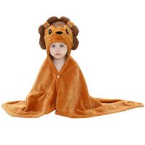 Michley  Soft New Born Baby Blanket Cartoon Fleece Children Blanket (Brown,70*100cm) ruda