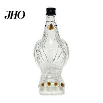 Eagle Whiskey Bottle Head Decanter, 350ml Glass Animal Liquor Bottle, 3D Bird Luxury Gift Wine Dispenser with Stopper for Home Bar Decor, Box Decanter eagle