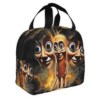 TUNG TUNG TUNG SAHUR FUNK Italian Brainrot Lunch Bag Women Funny Meme Cooler Warm Insulated Lunch Box for Adult Office One Size