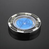 Improve Putting Game Alignment Slope Reader Golf Medal Golf Training Tool Spirit Bubble Level Measuring Gradienter Golf Coins mėlyna
