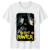 Pirmoji jėga (1990 m) Filmo plakato įkvėpti unisex marškinėliai Retro 90-ųjų Tee M