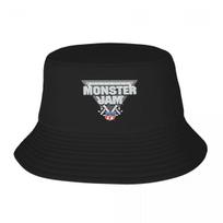 New Street Monster Jam Bucket Hat Teen Lightweight Outdoor Motor Racing Fishing Cap Spring Picnic Headwear