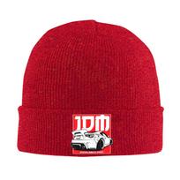 JDM Print Casual Bonnet Hats Hip Hop Hats for Unisex Women Winter Keep Warm Skullies Beanies Caps Unisex Adult Bonnet Hats