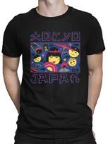 Officially Licensed Emoji Japanese Geisha Sushi Ramen Fuji Mens T-shirt XL