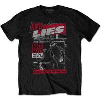 GUNS N ROSES Lies T-SHIRT NEW S M L XL XXL official band merch L gray