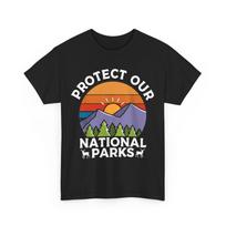 Protect Our National Parks T-shirt Camping Nature Hiking Lovers Vintage T-shirt S