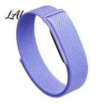Lengvas juostelės laikrodis Google Fitbit Air, pralaidus orui, keičiama sportinė, universali jungtis H