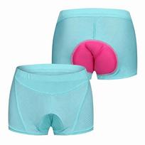 3D Pad MTB Bicycle Underwear Sweat Wicking Bike Underwear Pants Cycling Underwear Shorts  Cycling M mėlyna