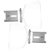 Bench Grinder Eye Shield Protective Glasses Attachment Tool Shield for Desktop Grinder Safety Cover 6.41 X 4.56 Inches gray