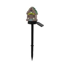 Resin Garden Light Outdoor Landscape Decorative Stake Lamp for Yard Patio Lawn House Ornament One Size žalia