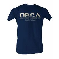 Jaws Orca Fish Co. Slim Fit Navy Blue Unisex T-shirt S