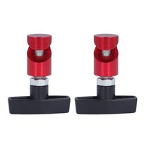 2PCS Car Hood Support Rod Fixing Tool Multipurpose Lifting Rod Anti Pinch Device for Sedans SUVs red