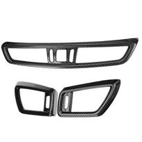 3Pcs Vent Center Cover for Nissan Qashqai J11 X-Trail T32 2014- gray