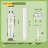 ZISIZ Professional Beverage Shaker