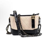 [Pre-Owned] Gabrielle Classic Vintage Chain Quilted Calfskin Crossbody Bag - Very Good #VFO7RU ONE SIZE