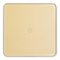 Tuya Zigbee 1 2 3 4 Gang Touch  Light Smart Switch 250v Control Light Tempered  Glass Wall Switches (Gold,Eu Standard&1 Gang) auksas