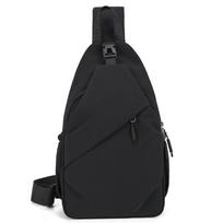 Unisex Large Capacity Chest Bag Casual Travel Waterproof Single Shoulder Bag Simple Multi-Functional Crossbody Bag geltona