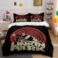 Linkin Park Bedding Set  Bedding Duvet Cover Set Duvet Cover Pillowcases (1 * Duvet Cover 2 * Pillowcases, without duvet insert) 135x200cm