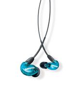 Hall of Fame Gold SE215 Wired High Sound Noise Special Wireless Convertible MMCX Detachable Professional Enhanced Audio Work from Remote Cable Length mėlyna